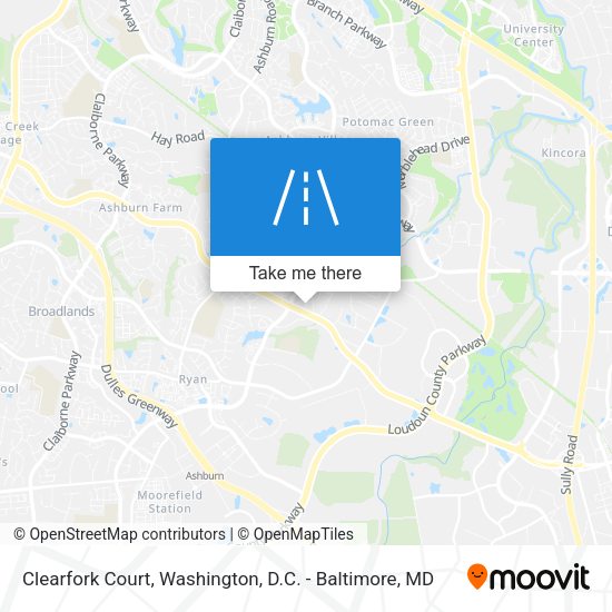 Clearfork Court map
