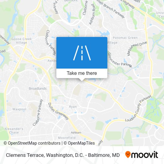 Clemens Terrace map