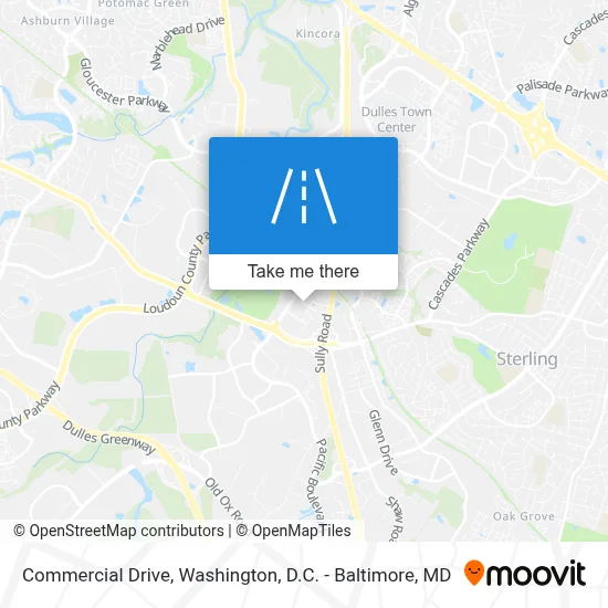 Commercial Drive map