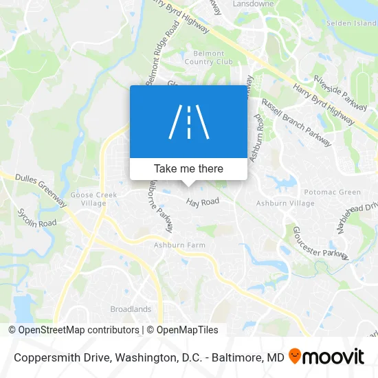 Coppersmith Drive map