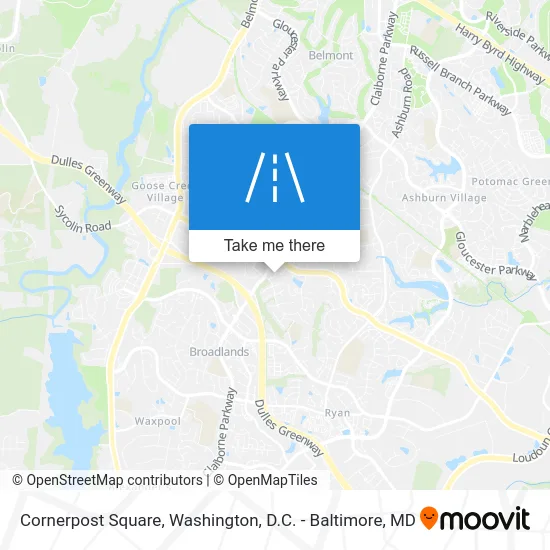 Cornerpost Square map