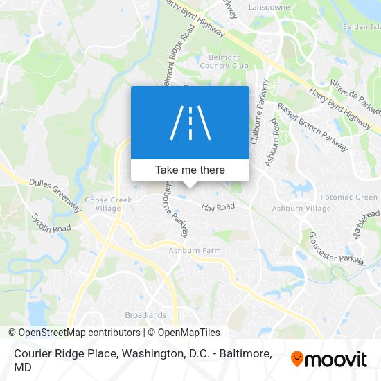 Mapa de Courier Ridge Place
