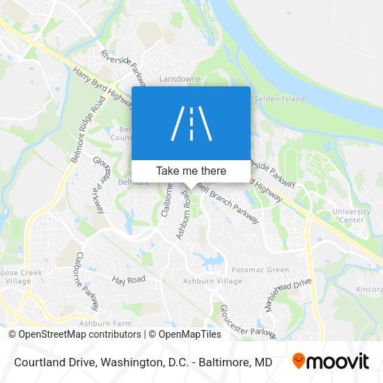 Courtland Drive map