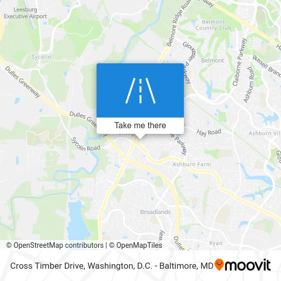 Cross Timber Drive map
