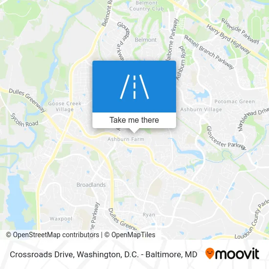 Crossroads Drive map