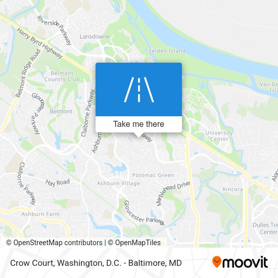 Crow Court map