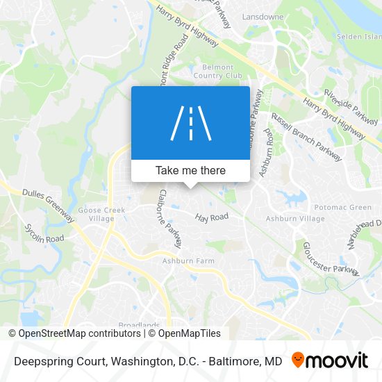 Deepspring Court map