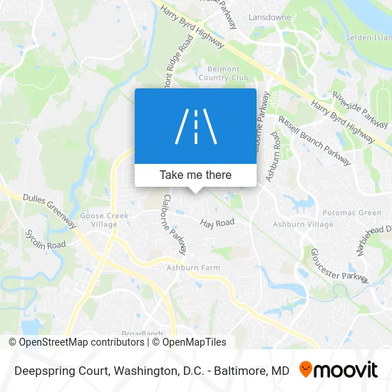 Deepspring Court map