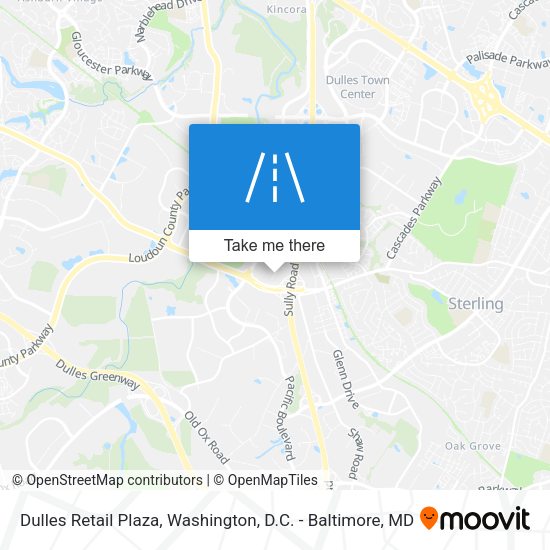 Dulles Retail Plaza map