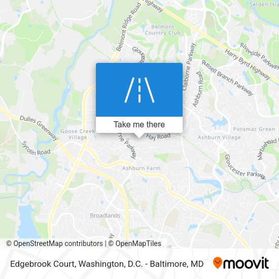 Mapa de Edgebrook Court