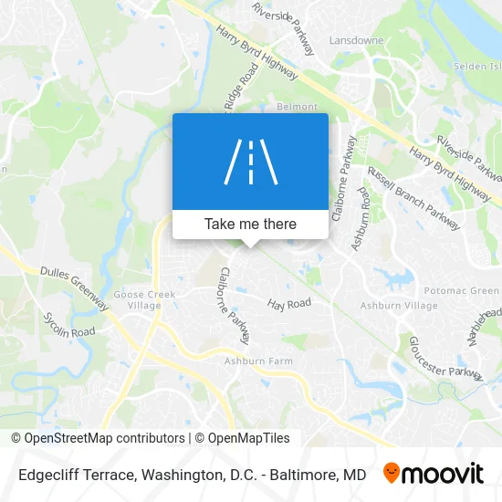 Edgecliff Terrace map