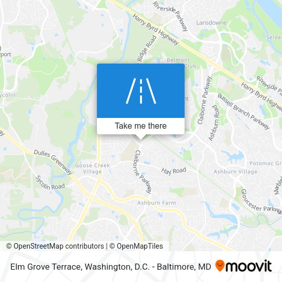 Elm Grove Terrace map