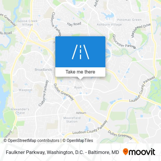 Faulkner Parkway map