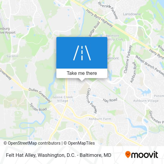 Felt Hat Alley map