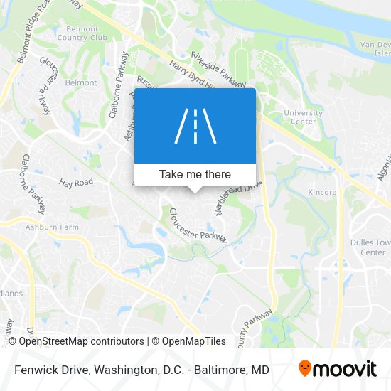 Mapa de Fenwick Drive