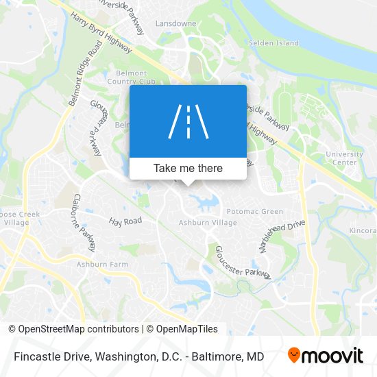 Fincastle Drive map