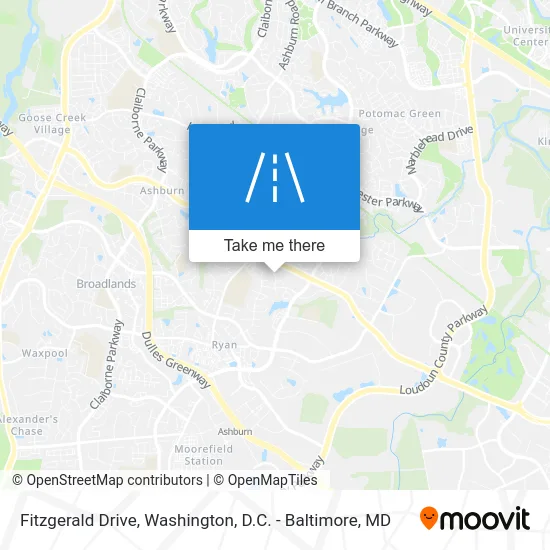 Fitzgerald Drive map