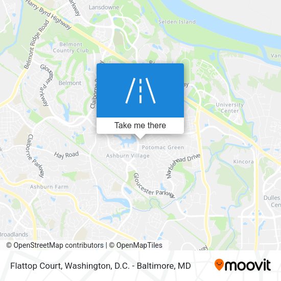 Flattop Court map