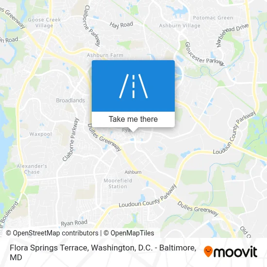 Flora Springs Terrace map