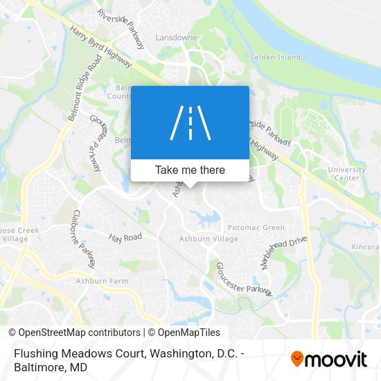 Mapa de Flushing Meadows Court