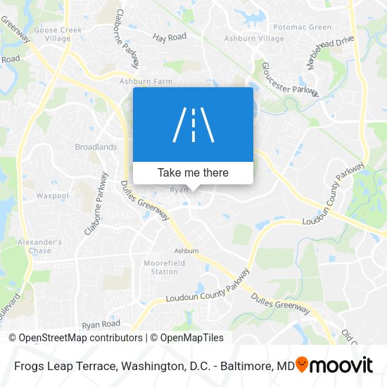 Frogs Leap Terrace map