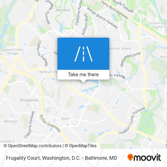 Frugality Court map