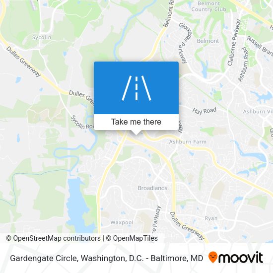 Gardengate Circle map