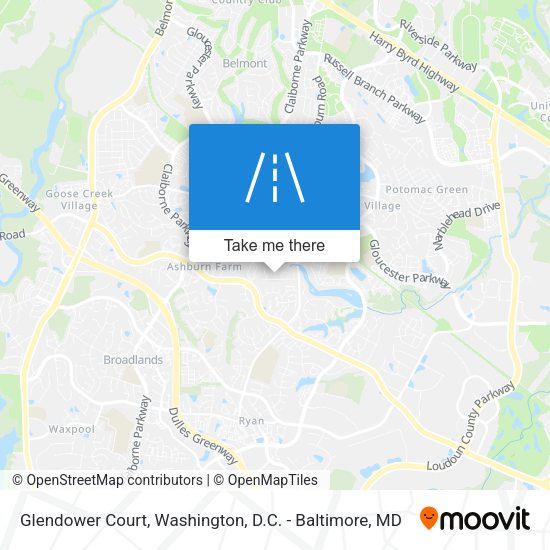 Glendower Court map