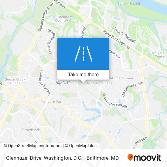 Glenhazel Drive map