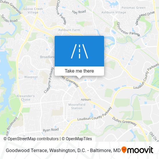 Mapa de Goodwood Terrace