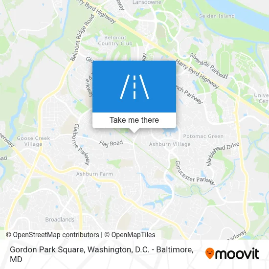 Gordon Park Square map