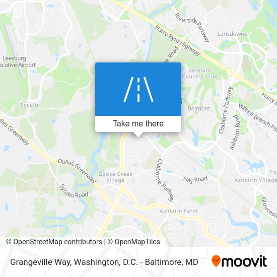 Grangeville Way map