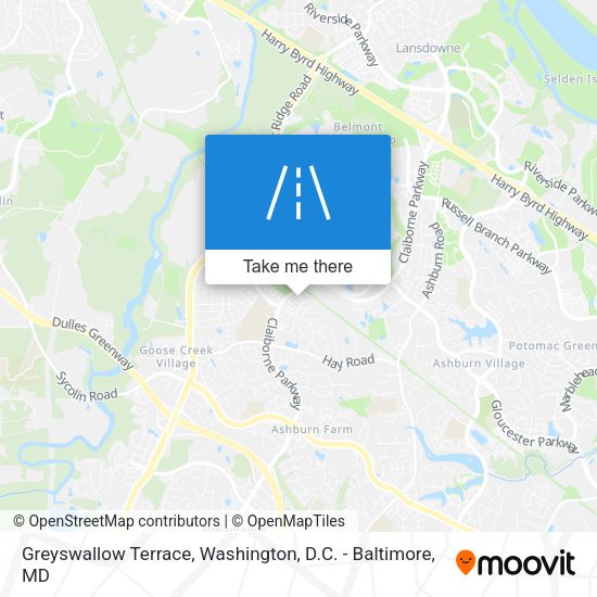Mapa de Greyswallow Terrace