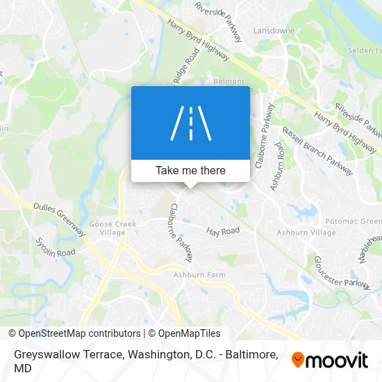 Greyswallow Terrace map
