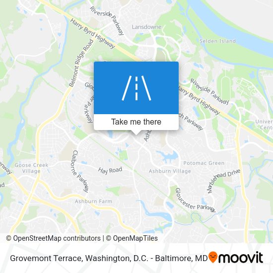 Grovemont Terrace map