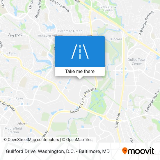 Mapa de Guilford Drive
