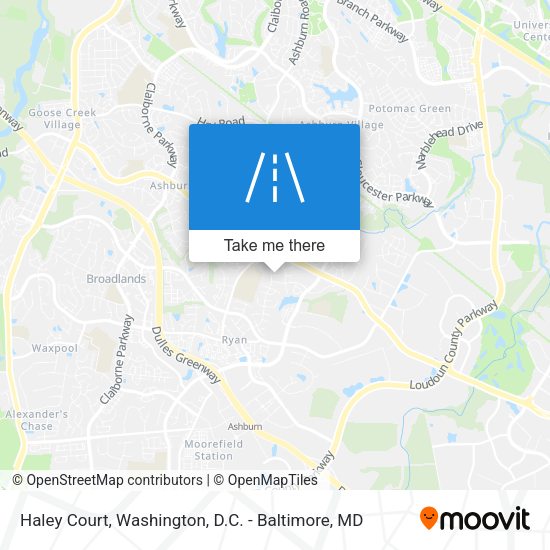 Haley Court map