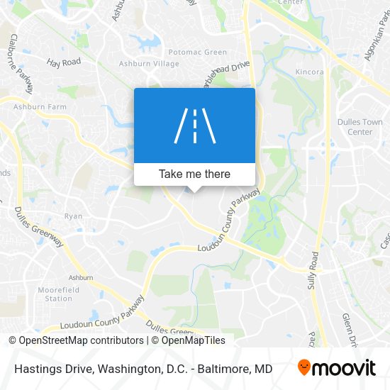 Hastings Drive map
