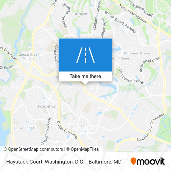 Haystack Court map
