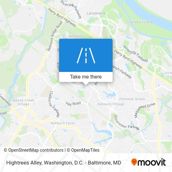 Hightrees Alley map
