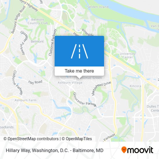 Mapa de Hillary Way