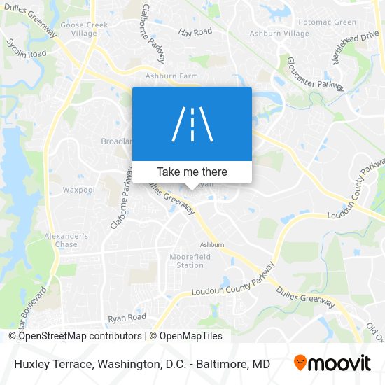 Huxley Terrace map