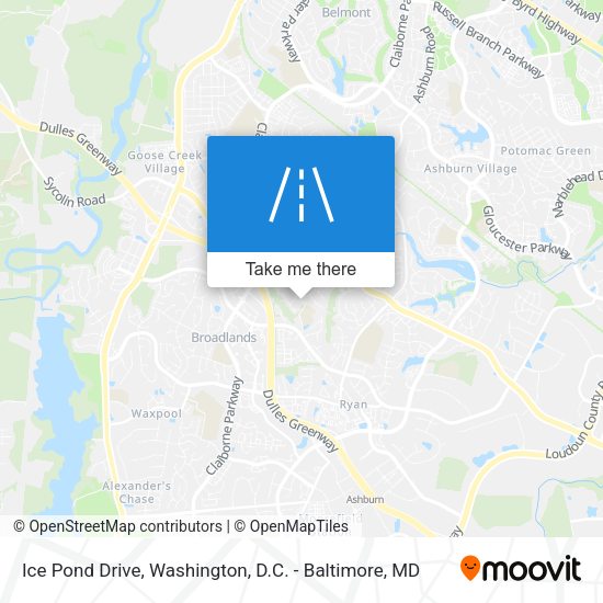 Ice Pond Drive map
