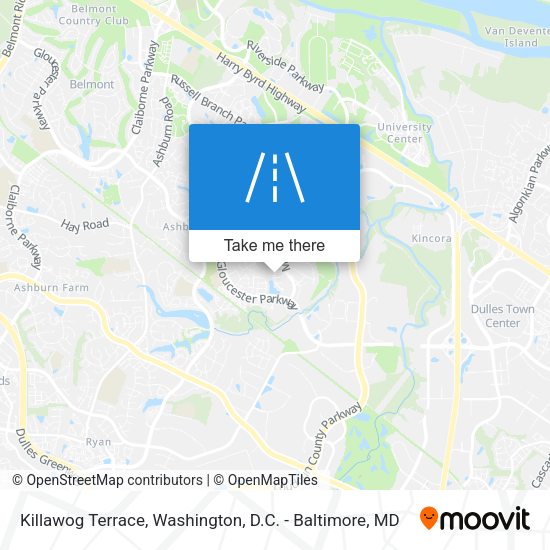 Killawog Terrace map