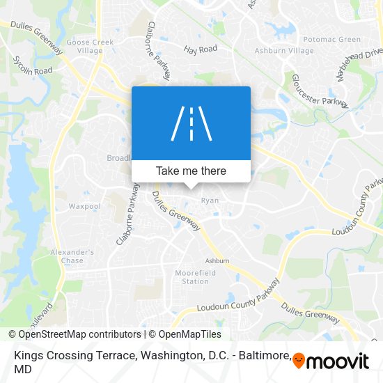 Mapa de Kings Crossing Terrace
