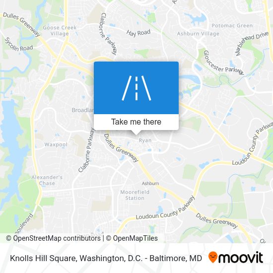 Knolls Hill Square map