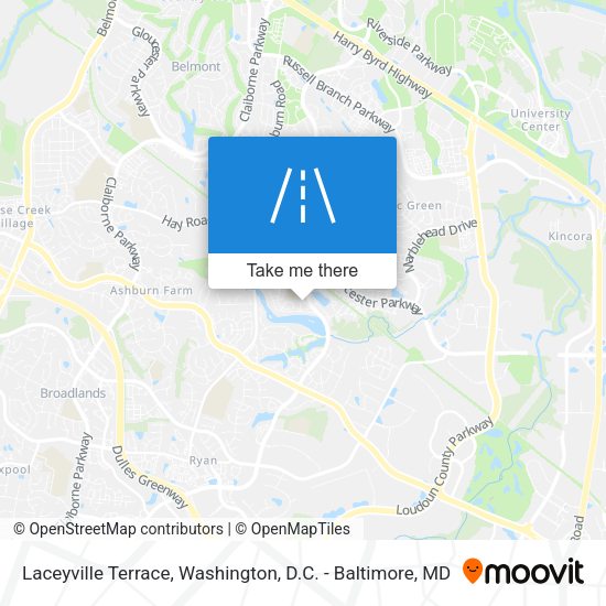 Laceyville Terrace map