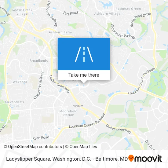 Ladyslipper Square map