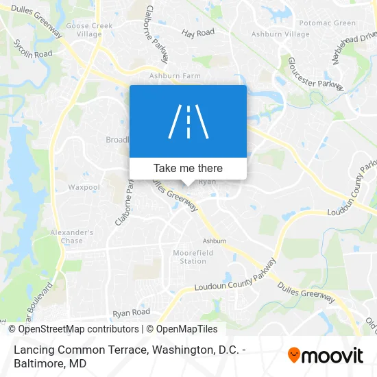 Lancing Common Terrace map