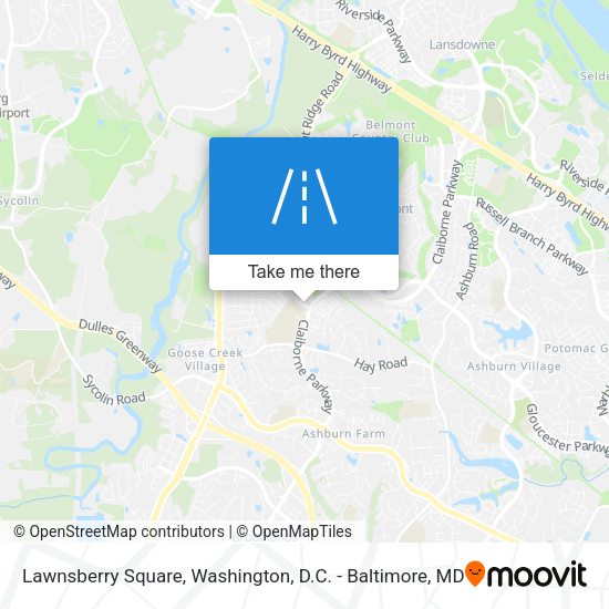 Lawnsberry Square map